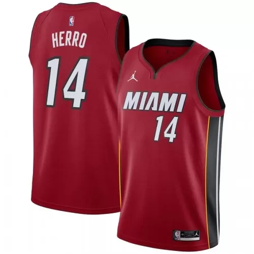 Tyler Herro Miami Heat #14 Jordan Red 20/21 Swingman Player Jersey