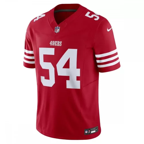 San Francisco 49ers Fred Warner Nike Vapor F.U.S.E. Limited Jersey - Scarlet | Official NFL Merchandise