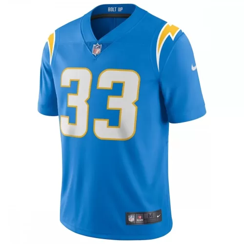 Los Angeles Chargers Derwin James Nike Vapor Limited Jersey in Powder Blue with VaporKnit Technology