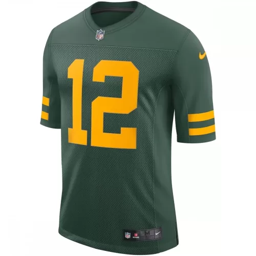 Official NFL Apparel: Green Bay Packers Aaron Rodgers Nike Alternate Vapor Limited Player Jersey