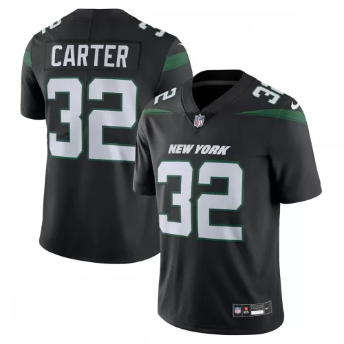 New York Jets Michael Carter Nike Vapor Untouchable Limited Black Jersey