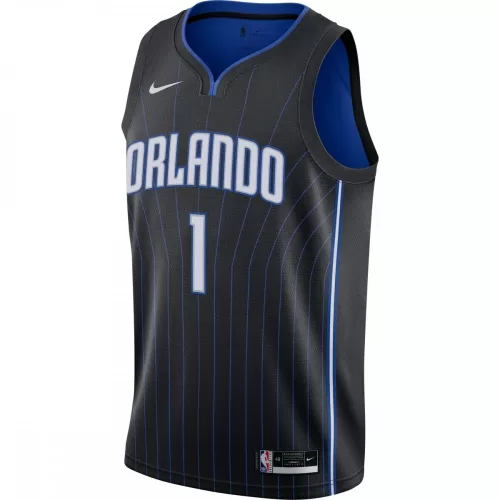 Jonathan Isaac Orlando Magic Nike 2020/21 Swingman Jersey - Black | Icon Edition | Authentic NBA Apparel