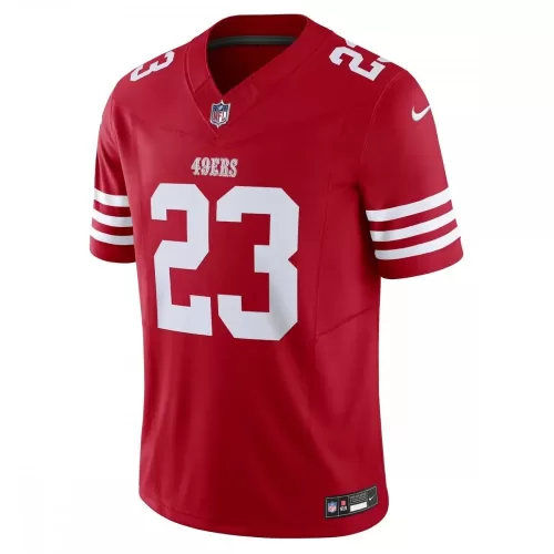 Christian McCaffrey San Francisco 49ers Scarlet Nike Limited Fusion Jersey