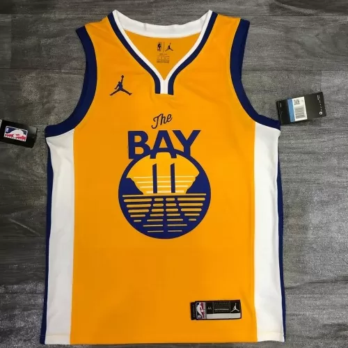 2020/2021 Statement Collection Golden State Warriors Klay Thompson Men's Gold Swingman Jersey