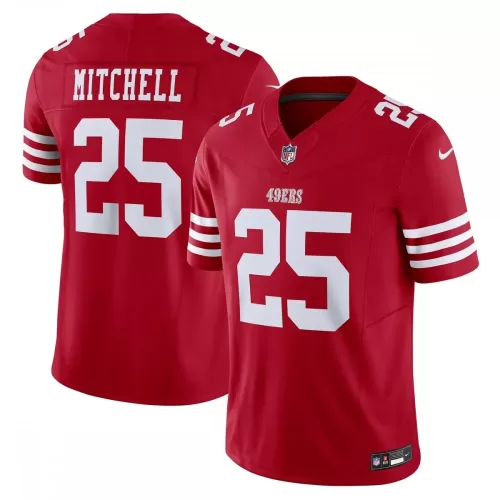 San Francisco 49ers Elijah Mitchell Nike Vapor Fusion Limited Jersey - Scarlet