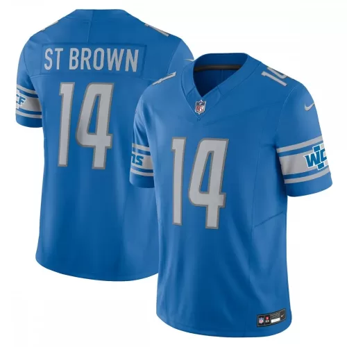 Amon-Ra St. Brown Detroit Lions Nike Vapor F.U.S.E. Limited Blue Jersey