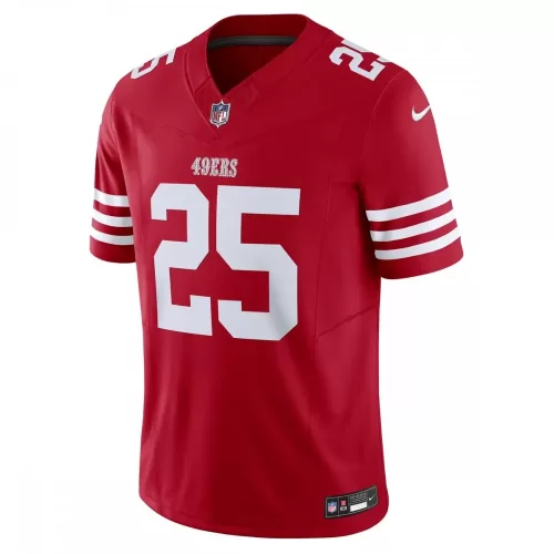 San Francisco 49ers Elijah Mitchell Nike Vapor Fusion Limited Jersey - Scarlet