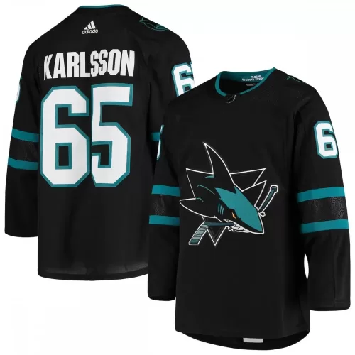 Adidas Black Alternate Authentic Erik Karlsson Jersey - San Jose Sharks