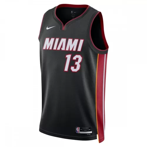 Miami Heat Bam Adebayo Nike 2022/23 Swingman Jersey - Black Icon Edition, Unisex