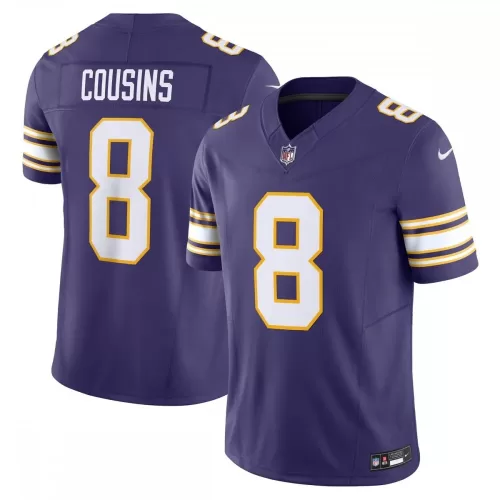 Limited Edition Purple Nike Jersey - Minnesota Vikings Kirk Cousins