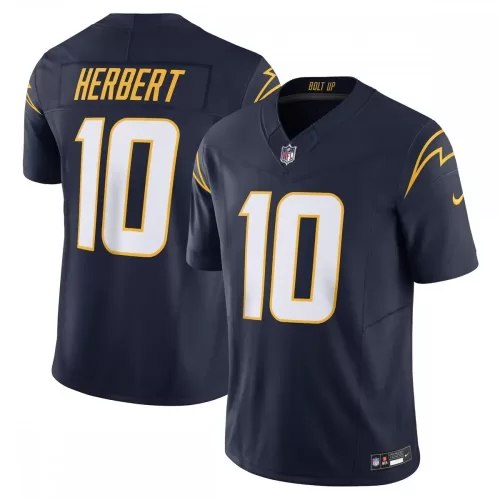 Los Angeles Chargers Justin Herbert Nike Vapor F.U.S.E. Limited Alternate 1 Navy Jersey