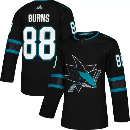 San Jose Sharks Brent Burns adidas Black Alternate Authentic Player Jersey - Shop Now