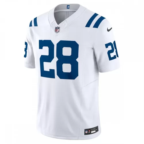 Indianapolis Colts Jonathan Taylor Nike Vapor F.U.S.E. Limited White Jersey