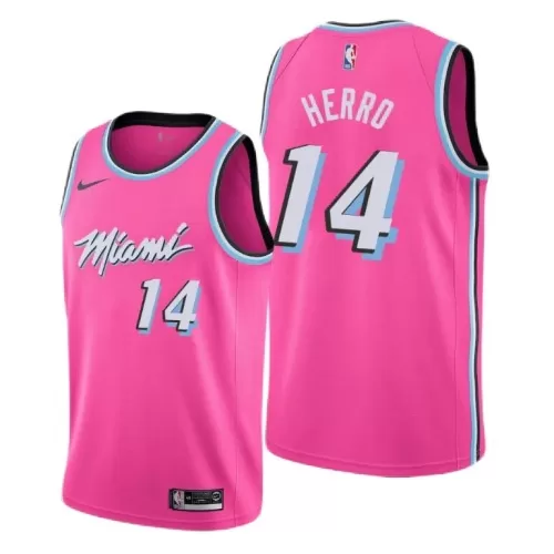 Miami Heat Tyler Herro #14 Pink City Edition Swingman Jersey