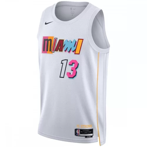 Miami Heat Nike Bam Adebayo 2022/23 City Edition Swingman Jersey