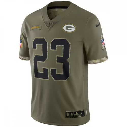 Jaire Alexander Green Bay Packers Nike 2022 Salute To Service Limited Olive Jersey