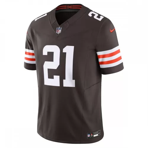 Denzel Ward Cleveland Browns Nike Vapor F.U.S.E. Limited Football Jersey