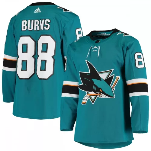 Authentic Brent Burns San Jose Sharks Team Player Jersey by adidas - Teal