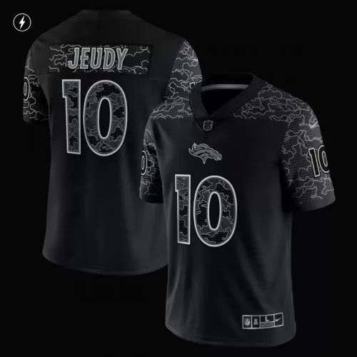 Denver Broncos Jerry Jeudy Limited Reflective Jersey - Nike Black