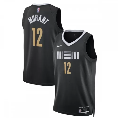 Ja Morant Memphis Grizzlies Nike 2023/24 Black City Edition Swingman Jersey