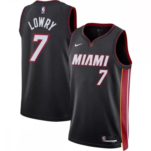 Kyle Lowry Miami Heat Nike 2022/23 Swingman Jersey - Icon Edition Black Color