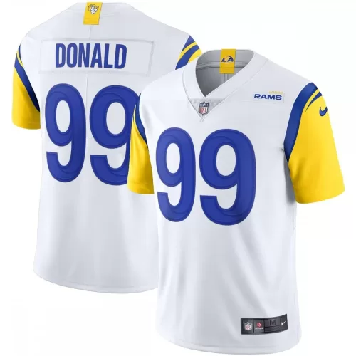 Aaron Donald Los Angeles Rams White Nike Vapor Limited Alternate Jersey