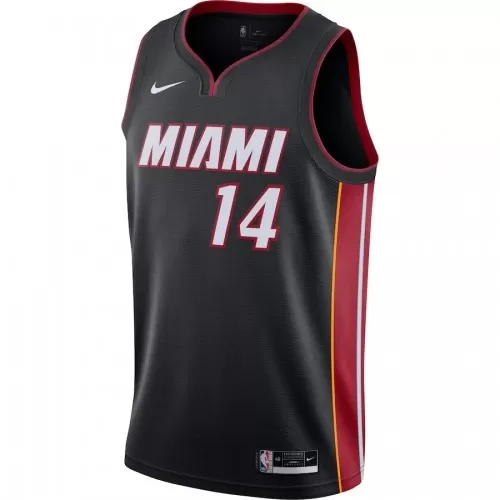 Nike Men's Miami Heat Tyler Herro #14 202021 Swingman Jersey - Black Icon Edition