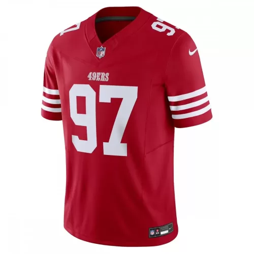 Nick Bosa San Francisco 49ers Nike Vapor F.U.S.E. Limited Scarlet Jersey for Sale