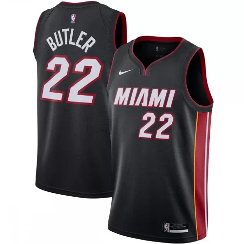 Jimmy Butler Miami Heat Nike 2020-21 Swingman Black Icon Jersey