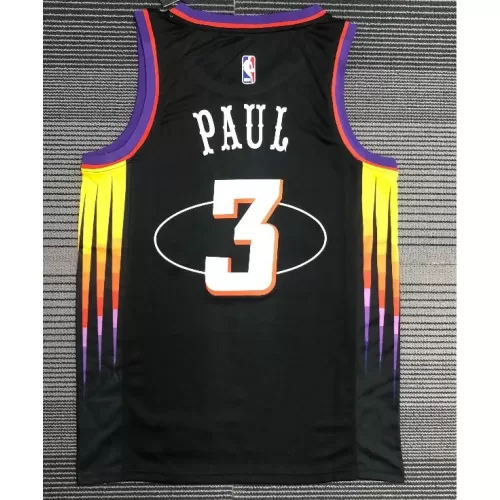 2021/22 Chris Paul #3 Phoenix Suns Men's Black Nike Swingman NBA Jersey - Mixtape Edition