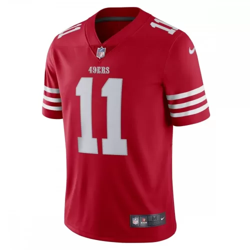 San Francisco 49ers Brandon Aiyuk Scarlet Nike Vapor Limited Jersey