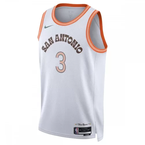 San Antonio Spurs Keldon Johnson Nike 2023/24 Swingman Jersey - White (City Edition) for Sale