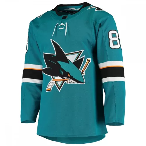 Authentic Brent Burns San Jose Sharks Team Player Jersey by adidas - Teal