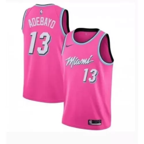 Miami Heat Bam Adebayo #13 Pink City Edition 2019-2020 Swingman Jersey - Buy Now for a Stylish Look