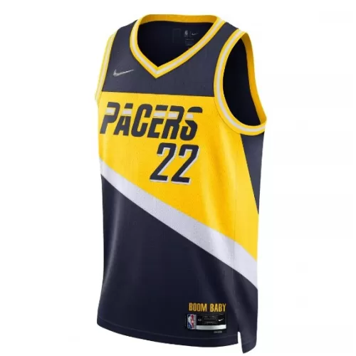 Men's Caris LeVert #22 Nike Navy 2021/22 NBA Swingman Jersey - Indiana Pacers City Edition