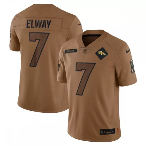 John Elway Denver Broncos Nike 2023 Salute To Service Player Limited Jersey - Brown - Best Deals