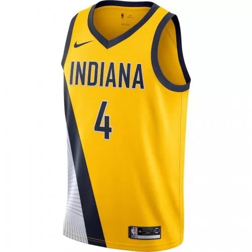 Men's Indiana Pacers Victor Oladipo #4 Nike Gold Swingman Jersey