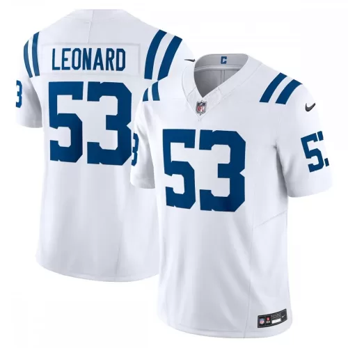 Nike Vapor F.U.S.E. Limited White Jersey - Indianapolis Colts Shaquille Leonard