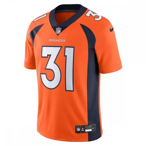 Denver Broncos Justin Simmons Nike Vapor Untouchable Limited Orange Jersey