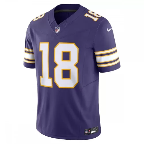 Minnesota Vikings Justin Jefferson Purple Nike Vapor Limited Jersey