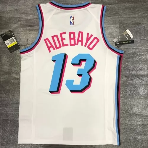 Miami Heat Bam Adebayo #13 White 2019-2020 City Edition Swingman Jersey - Best Deals & Fast Shipping