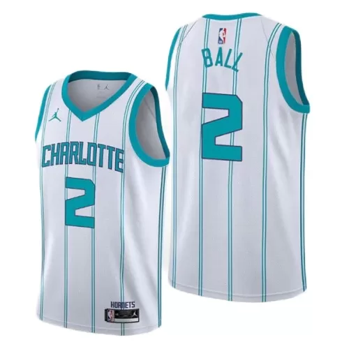 Charlotte Hornets Lamelo Ball #2 Jordan White 2020-21 Men's Swingman Jersey