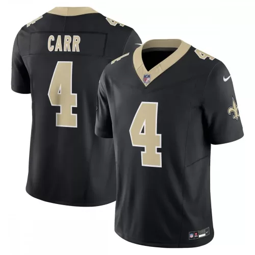 Derek Carr New Orleans Saints Nike Vapor Limited Black Jersey