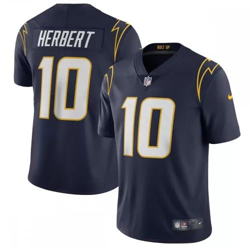 Los Angeles Chargers Justin Herbert Nike Navy Vapor Limited Jersey