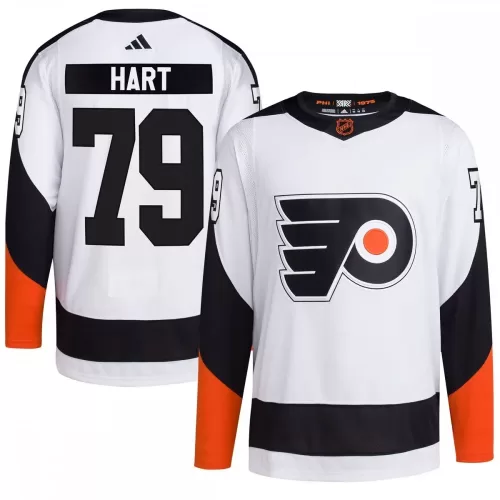 Philadelphia Flyers Carter Hart adidas Reverse Retro 2.0 Authentic Player Jersey