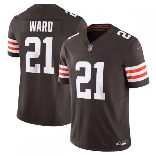 Denzel Ward Cleveland Browns Nike Vapor F.U.S.E. Limited Football Jersey