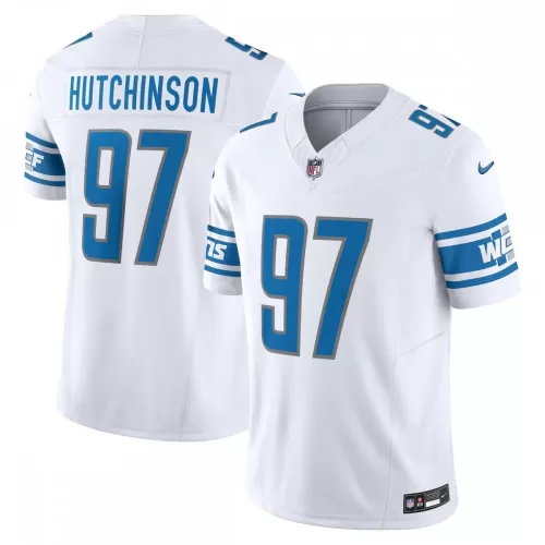 Detroit Lions Aidan Hutchinson Nike Vapor F.U.S.E. Limited White Jersey