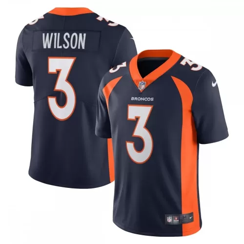 Denver Broncos Russell Wilson Navy Nike Alternate Vapor Limited Jersey