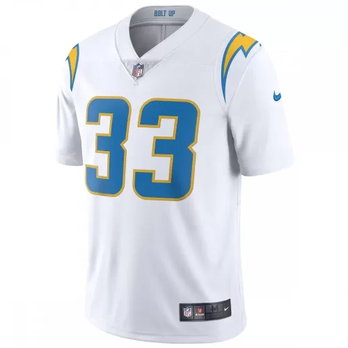 Los Angeles Chargers Derwin James White Nike Vapor Limited Jersey