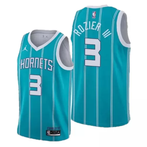 Charlotte Hornets Terry Rozier #3 Blue Jordan Swingman NBA Jersey - Men's Association Edition